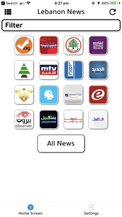 Zrzuty ekranu What's up in Lebanon?