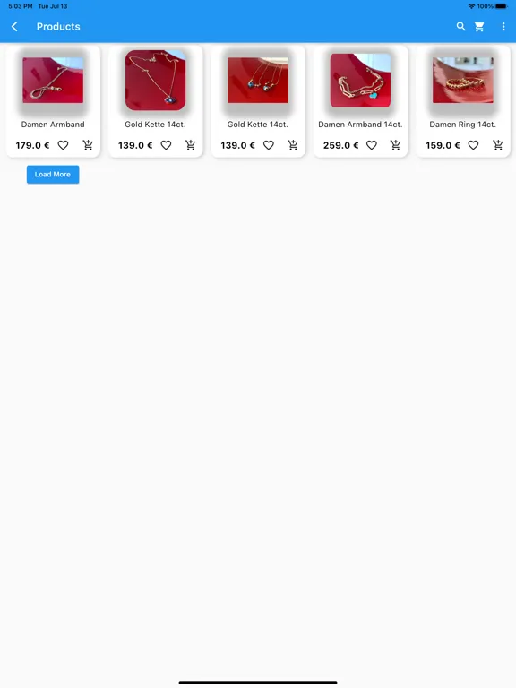 La Feinunze Juwelier Online iPad 應用截圖