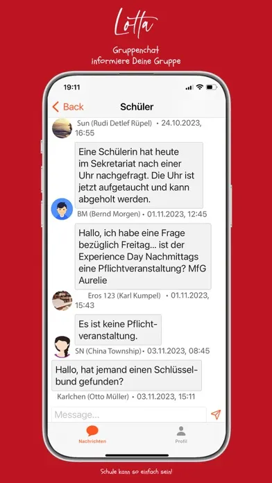 Capturas de pantalla de Lotta Nachrichten