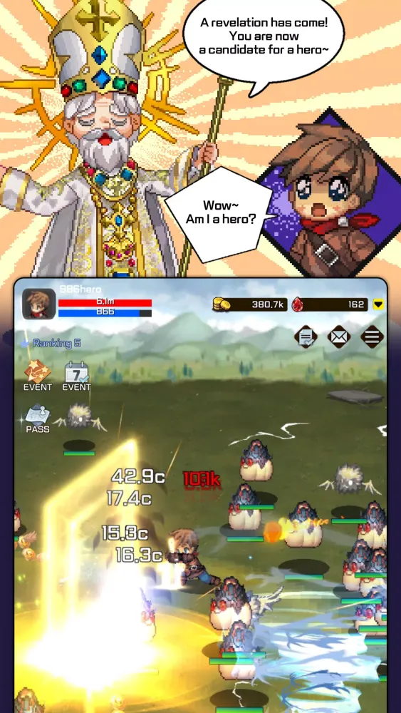 Screenshot di Idle 999th Hero: AFK RPG