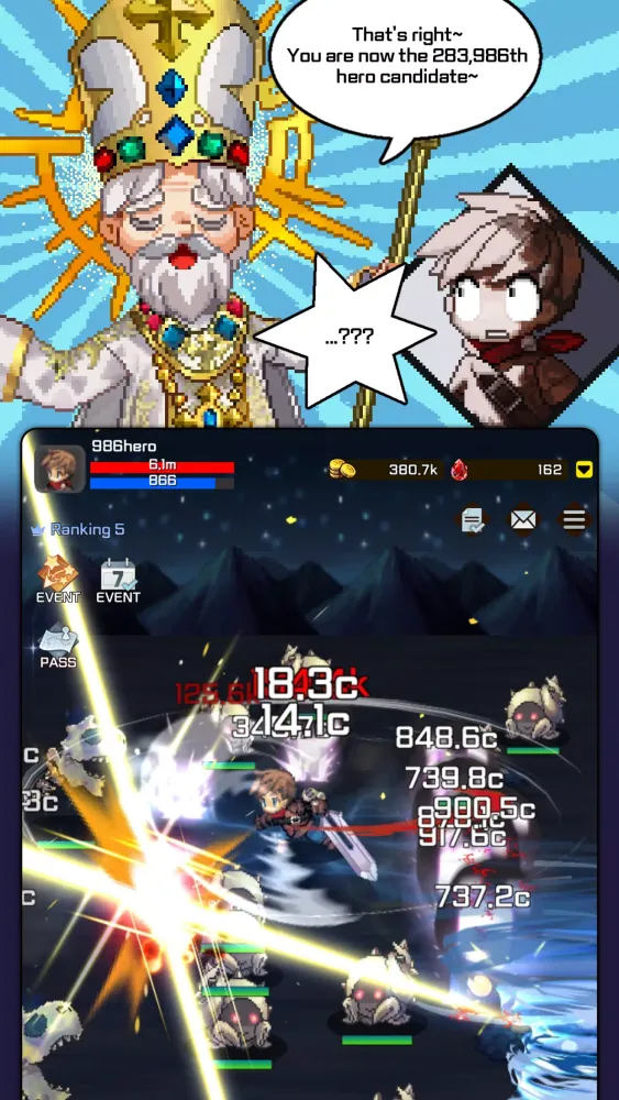 Screenshot di Idle 999th Hero: AFK RPG