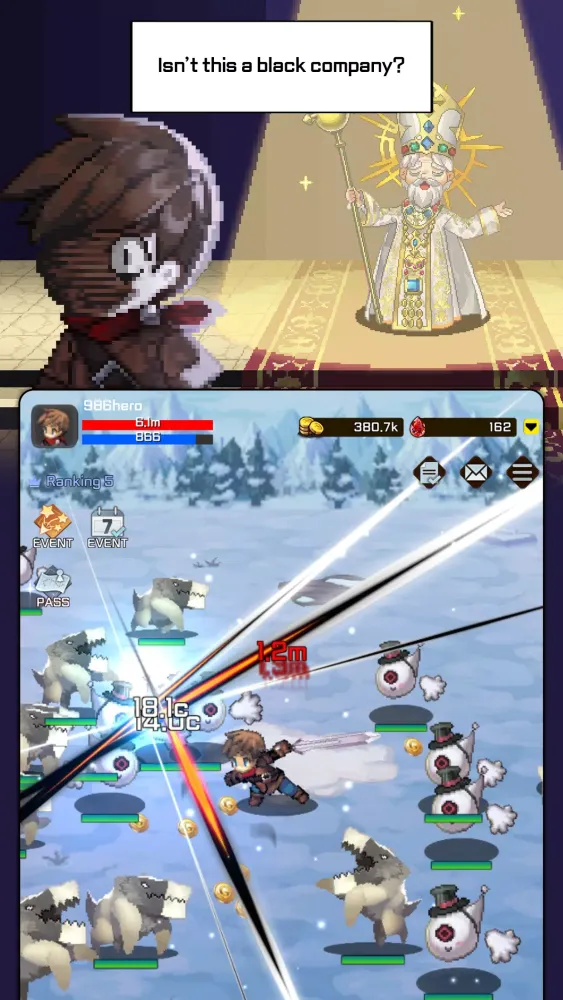 Screenshot di Idle 999th Hero: AFK RPG
