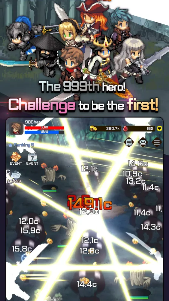 Screenshot di Idle 999th Hero: AFK RPG