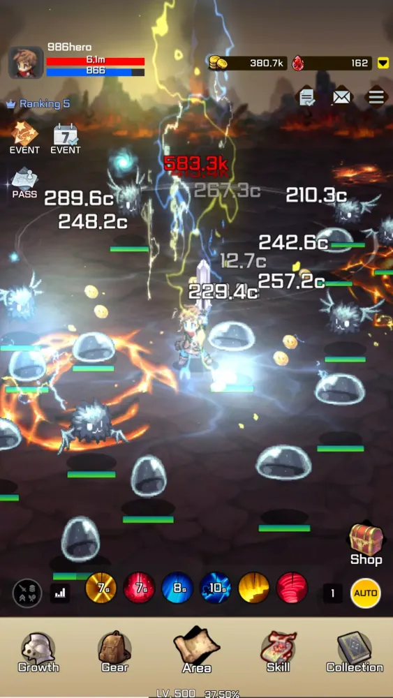 Screenshot di Idle 999th Hero: AFK RPG
