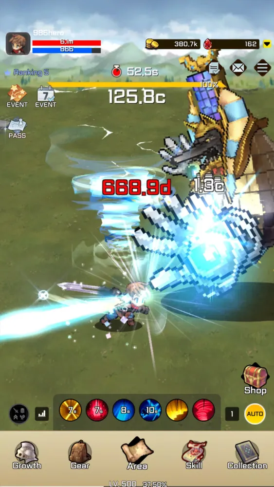 Screenshot di Idle 999th Hero: AFK RPG