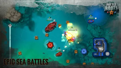 Скриншоты Battleboats.io