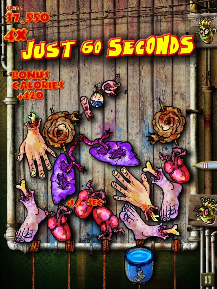 Tangkapan skrin ZomBQ - Meat The King iPad