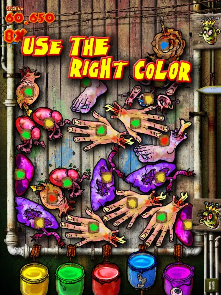 Tangkapan skrin ZomBQ - Meat The King iPad