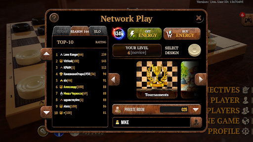 Checkers Online Elite Screenshots