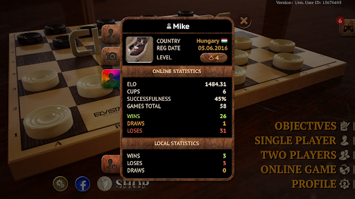 Checkers Online Elite Screenshots