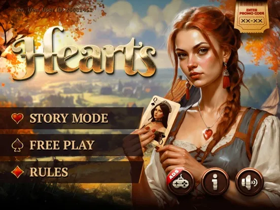 صور Hearts HD: Classic Card Game iPad 