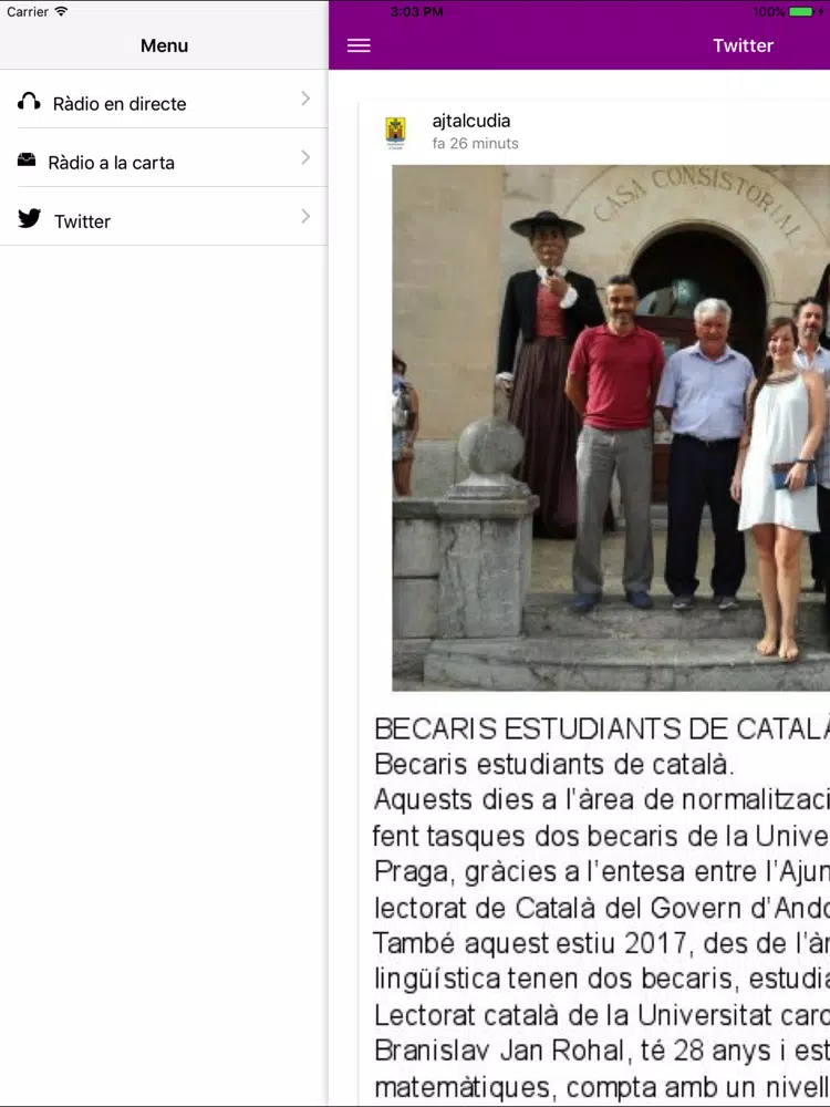 Alcudia Ràdio iPad  Screenshots