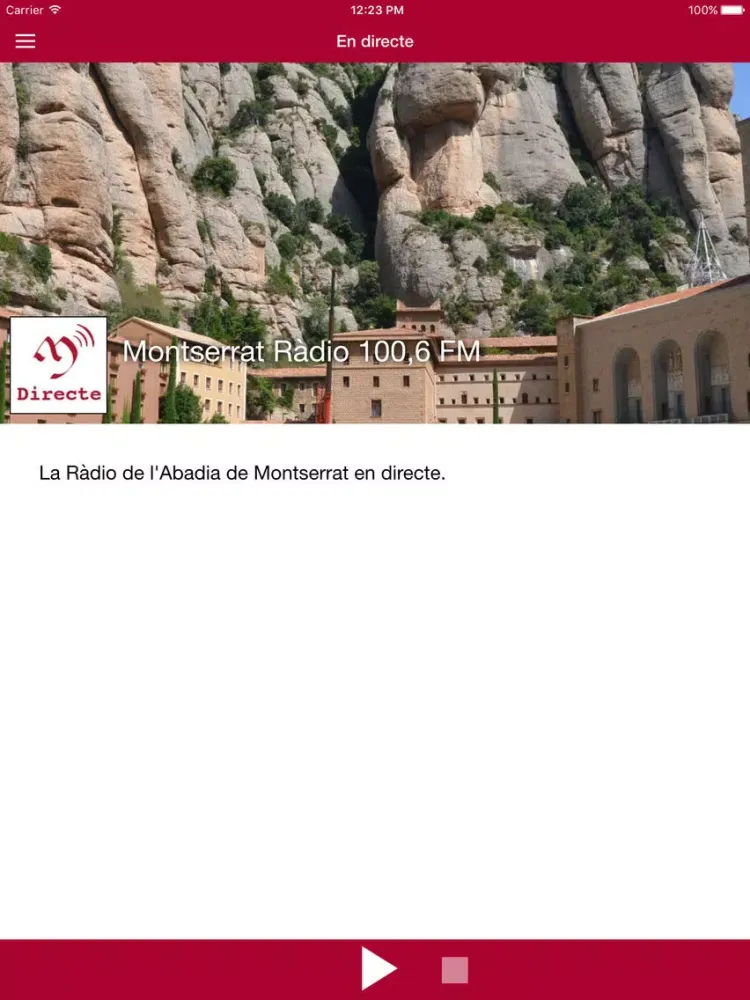 Montserrat radio iPad  Screenshots