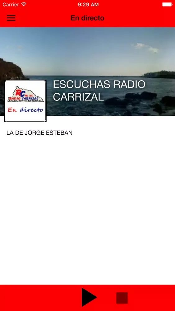 Capturas de tela do Radio Carrizal