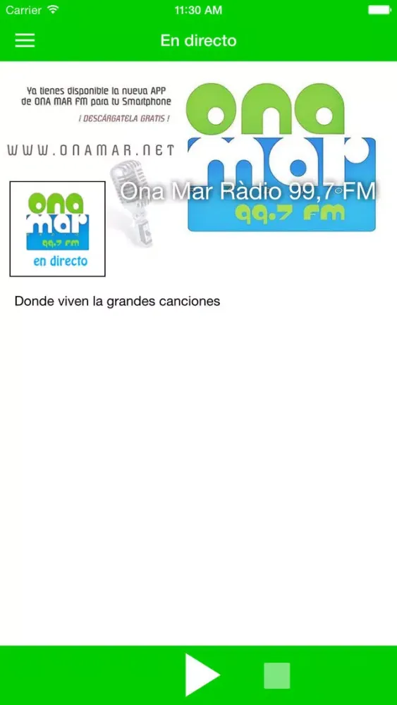 Rádio Ona Mar 스크린샷