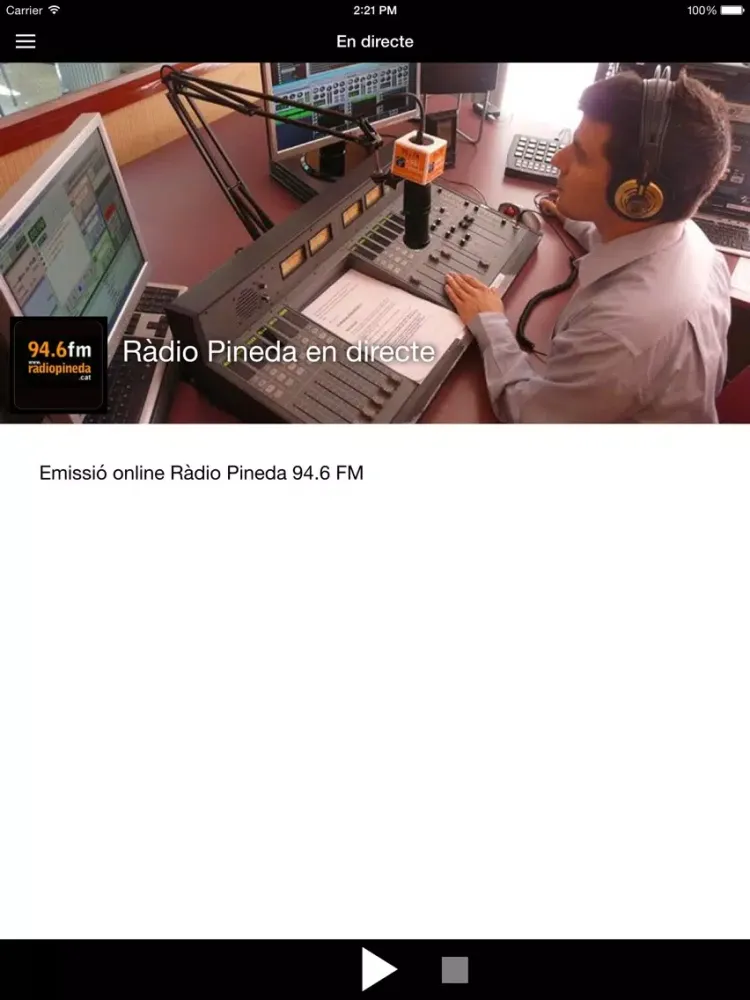 Ràdio Pineda iPad  Ekran Görüntüleri