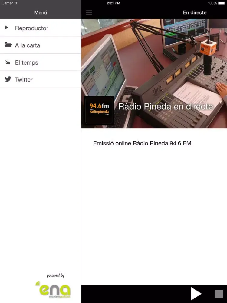 Ràdio Pineda iPad  Ekran Görüntüleri