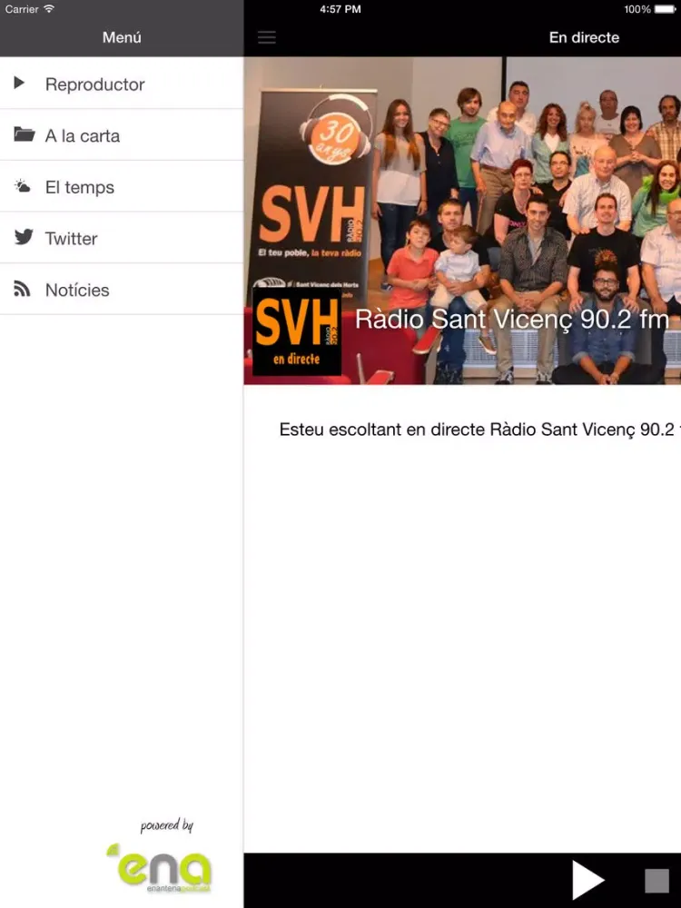Ràdio Sant Vicenç iPad  Screenshots