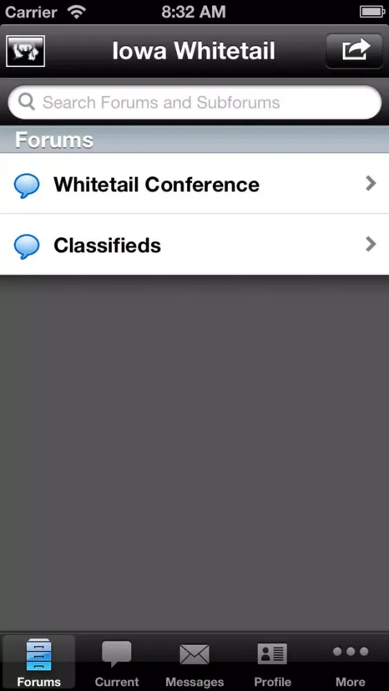 Screenshot di Iowawhitetail Mobile App