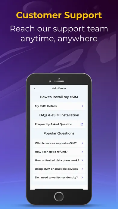 Capturas de tela do Esimatic: eSIM & Prepaid Data