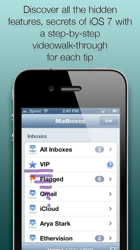 Tips & Tricks for iOS 7 & iPhone: Video Secrets Free Screenshots