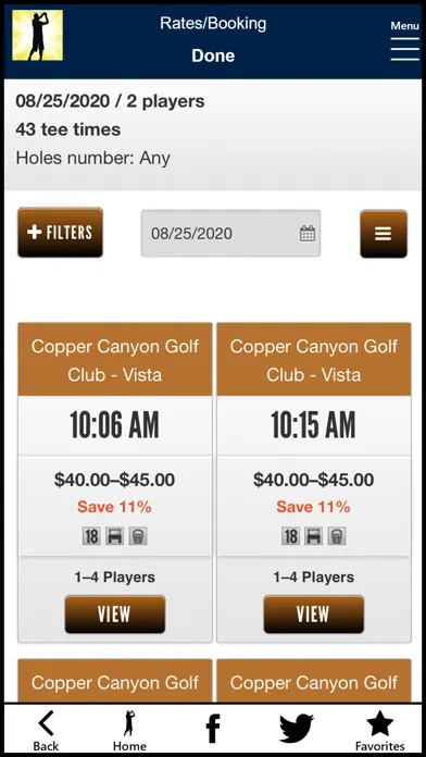 GolfDay Arizona 스크린샷