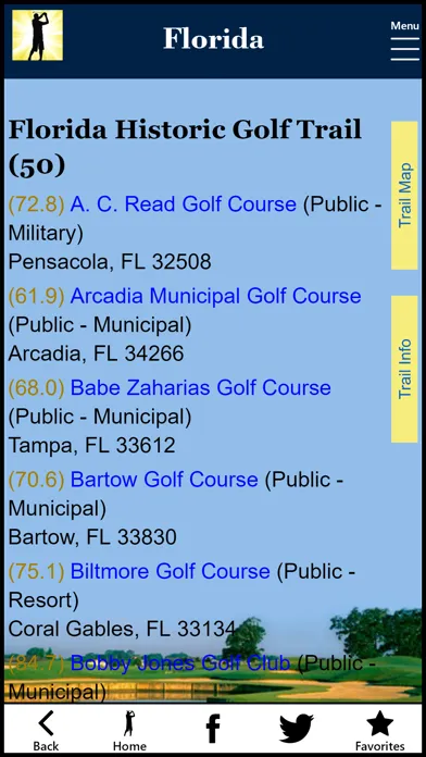 Capturas de pantalla de GolfDay Florida