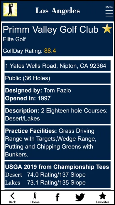 GolfDay Los Angeles Screenshots