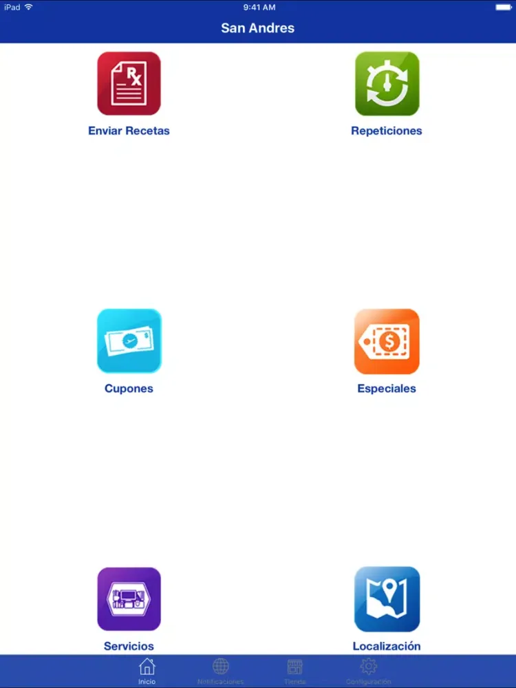 Capturas de pantalla de Farmacia San Andres iPad