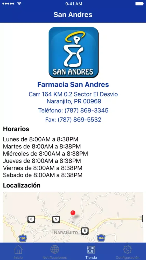 Capturas de pantalla de Farmacia San Andres