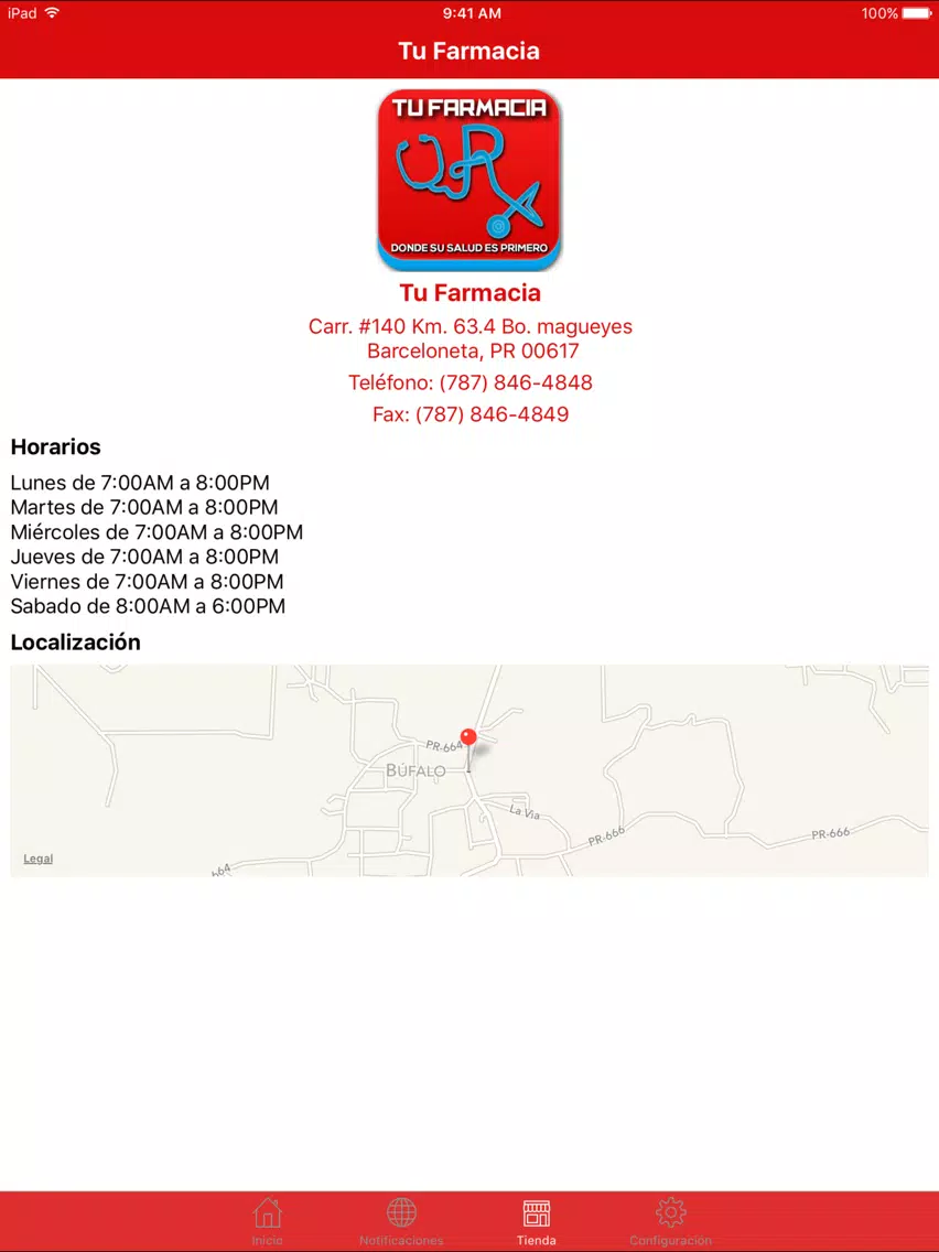 Screenshot di Tu Farmacia iPad 