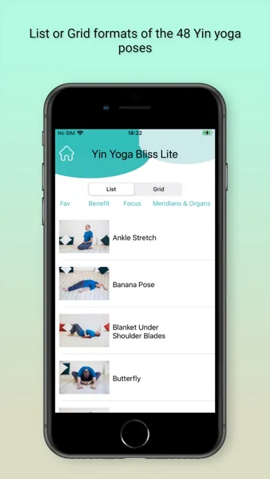 Yin Yoga Bliss Lite スクリーンショット