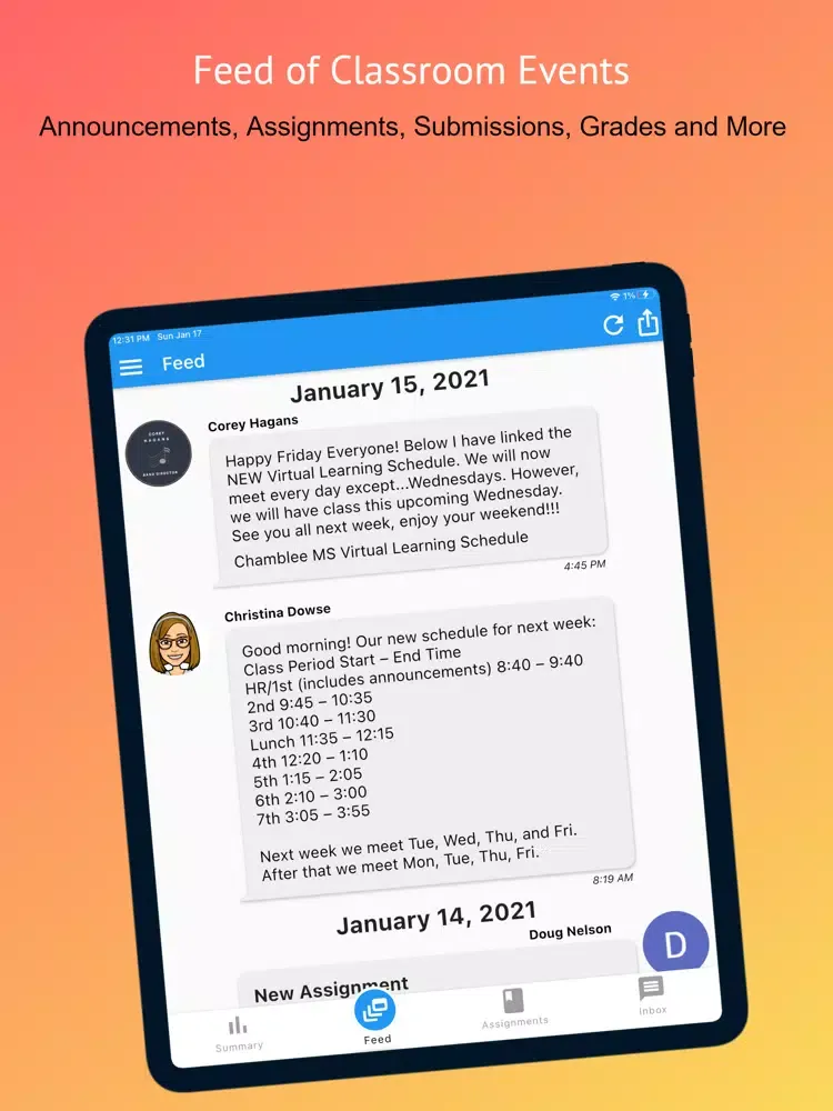 Zrzuty ekranu SchoolSnap-Empowering Parents iPad 