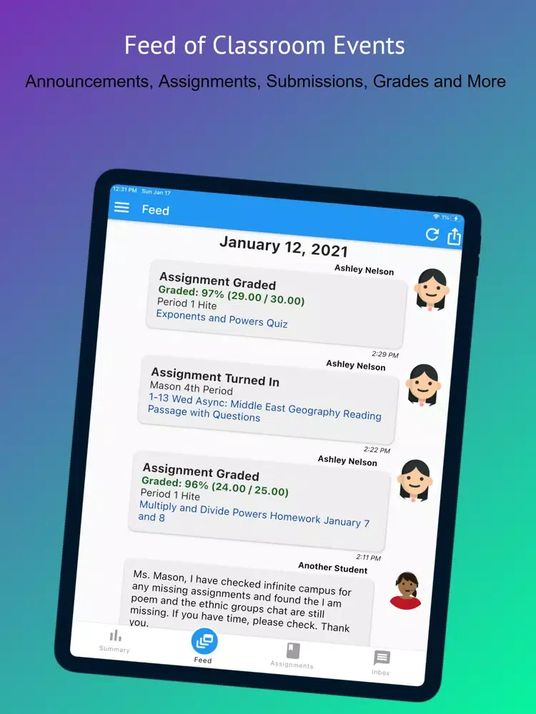 Zrzuty ekranu SchoolSnap-Empowering Parents iPad 