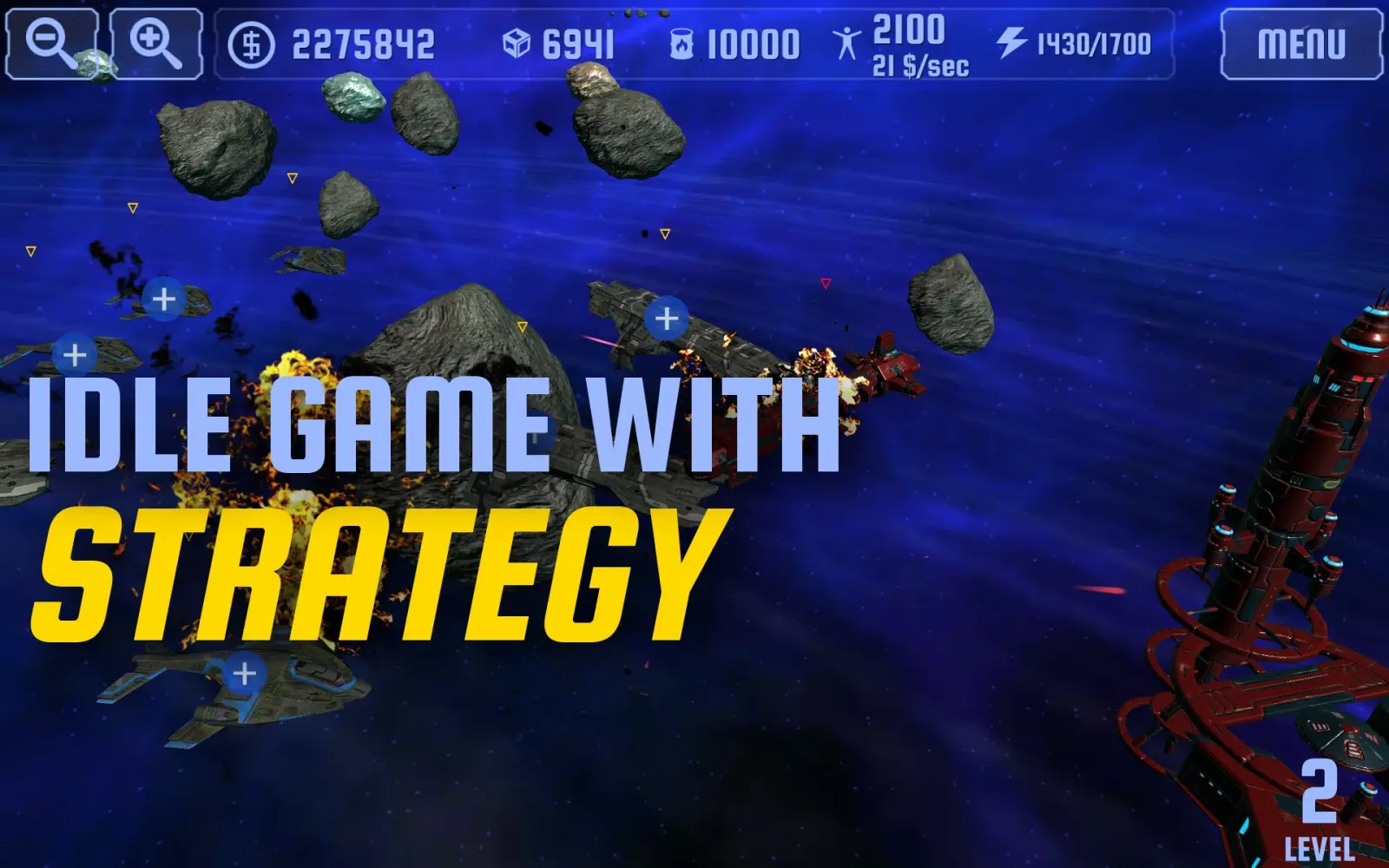 Idle Galaxy Miner: Strategy Screenshots