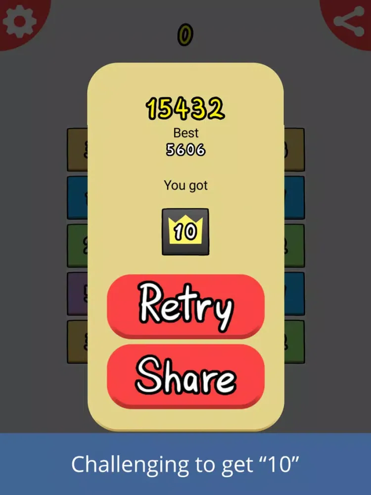 10 - The easiest most challenging number game! iPad  스크린샷