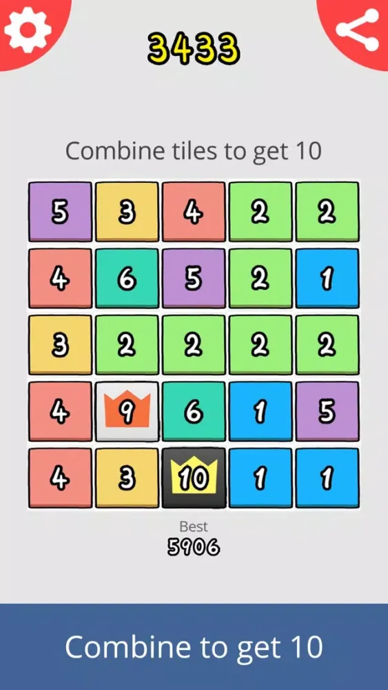 10 - The easiest most challenging number game! 스크린샷