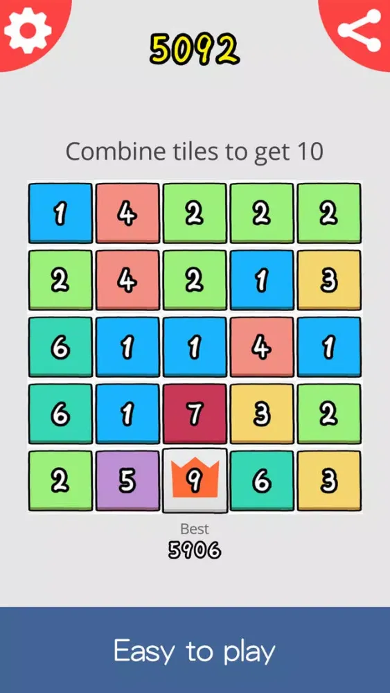10 - The easiest most challenging number game! 스크린샷