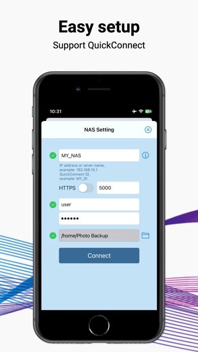 Photo Backup for Synology Screenshots