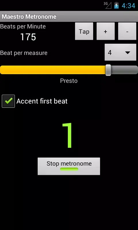 Maestro Metronome Screenshots