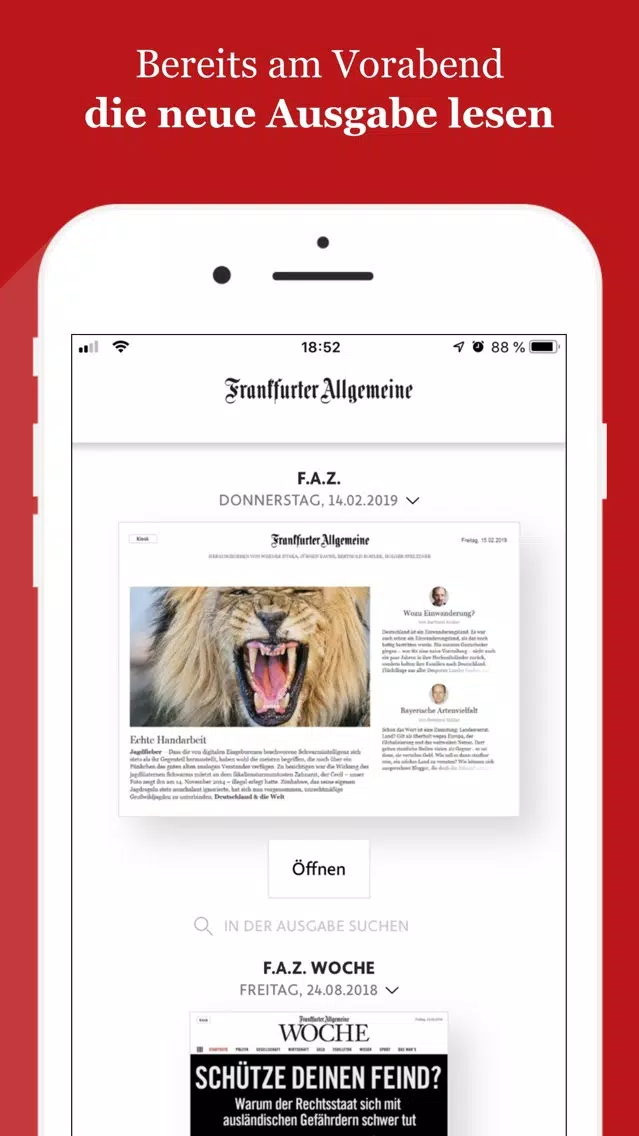 F.A.Z. Edition 스크린샷