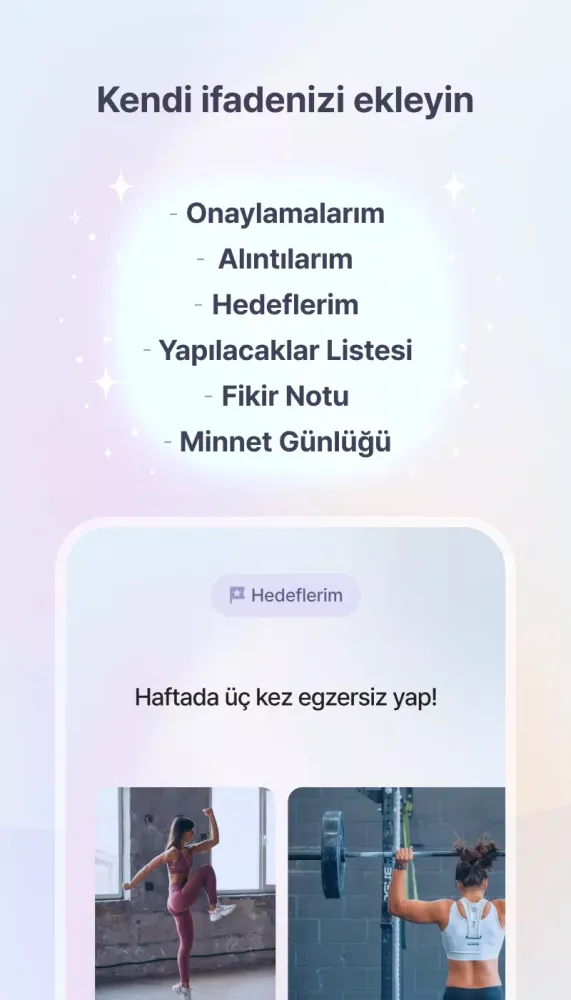 Yessi (Pozitif onaylamalar) سکرین شاٹس
