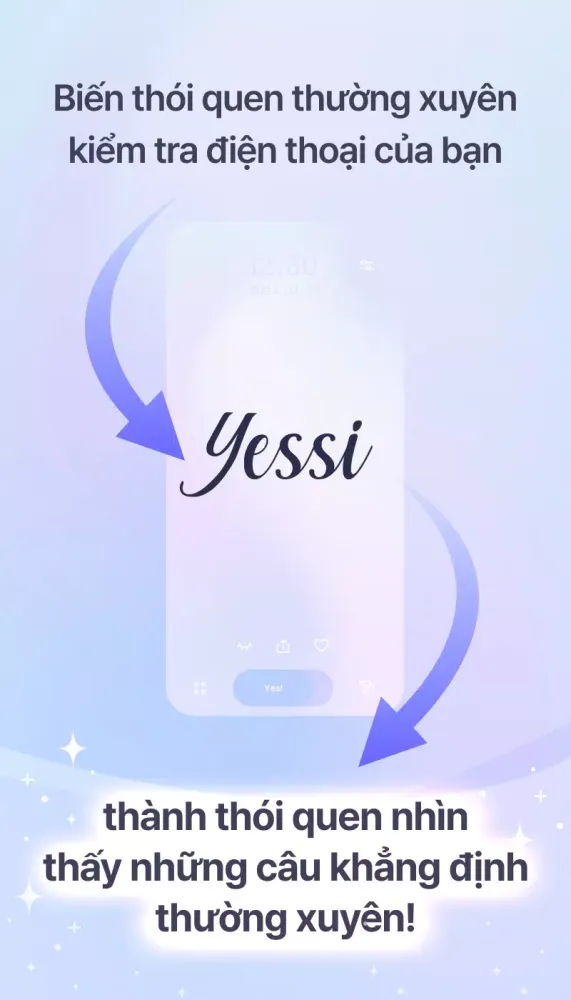 Capturas de tela do Yessi (khẳng định tích cực)