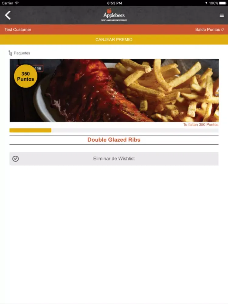 Applebee's Special Guest iPad 应用截图