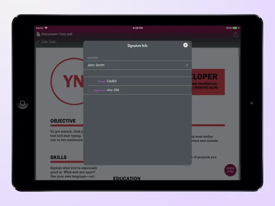 ภาพหน้าจอของ P7M Viewer iPad 