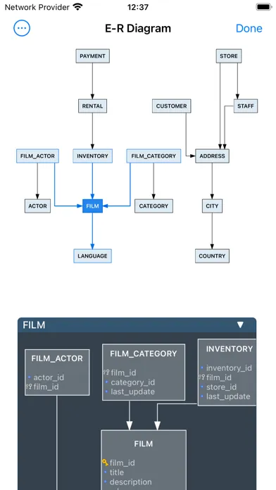 Tangkapan layar PostgreSQL Client