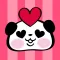 Pandaaa!!! Love Stickers