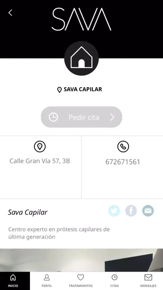 Ảnh chụp màn hình của Sava