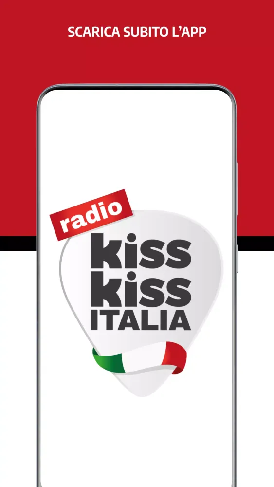 Tangkapan layar Radio Kiss Kiss Italia