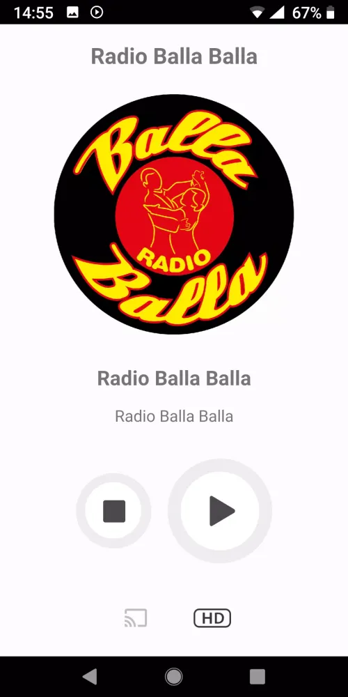 ภาพหน้าจอของ Radio Balla Balla